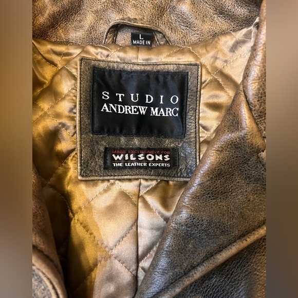 Vintage Wilson’s men’s leather coat - Picture 3 of 7